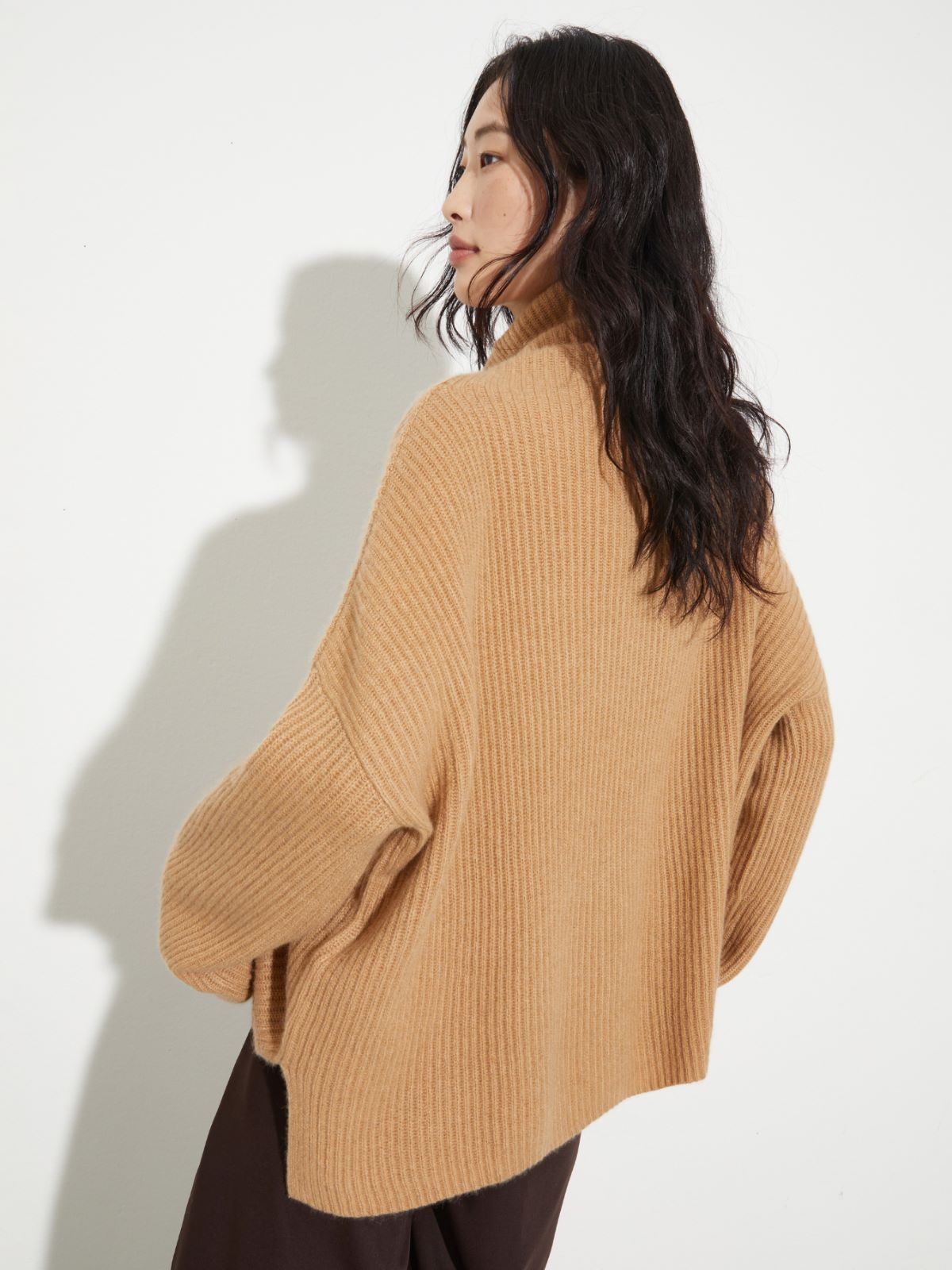 Pure cashmere polo neck - CAMEL - MAX&Co. - 2