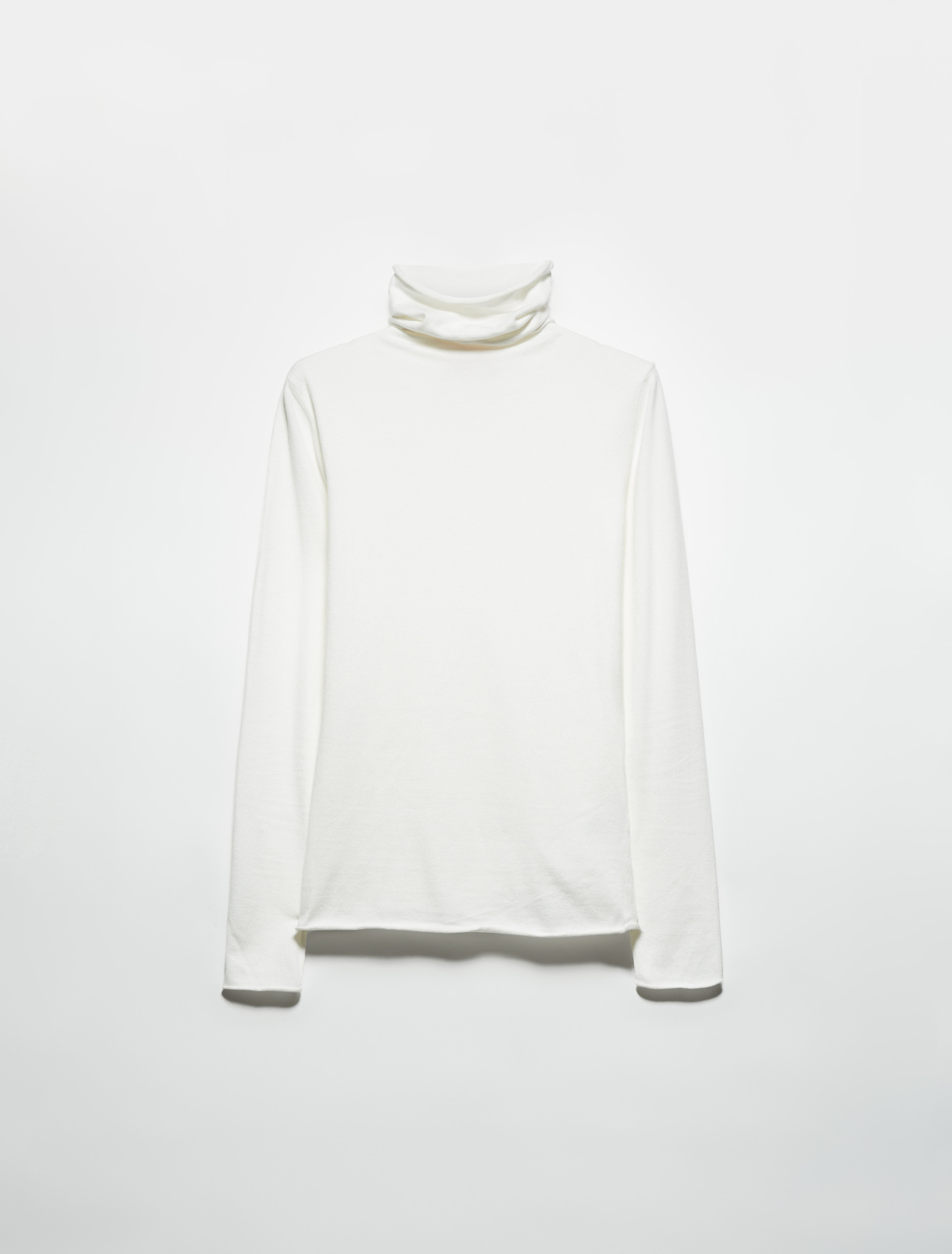 Stretch-tricot turtleneck - WHITE - MAX&Co. - 5