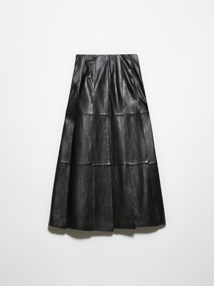 Leather skirt Sami Miró &Co.llaboration - BLACK - MAX&Co.