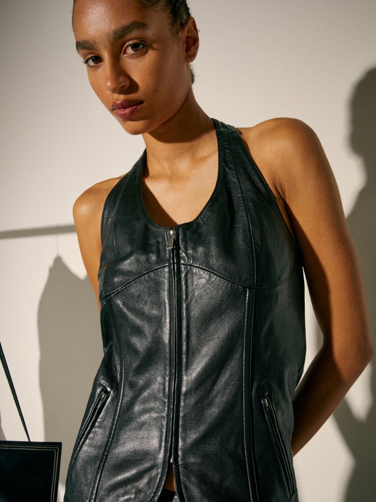 Leather corset Sami Miró &Co.llaboration - MAX&Co. - 3