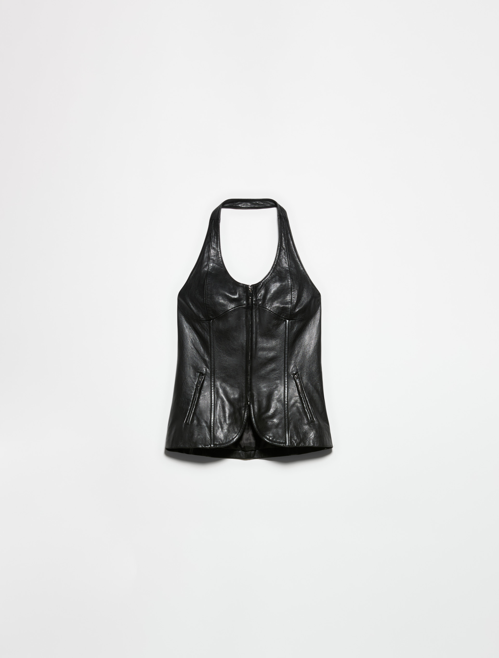 Leather corset Sami Miró &Co.llaboration - BLACK - MAX&Co. - 5