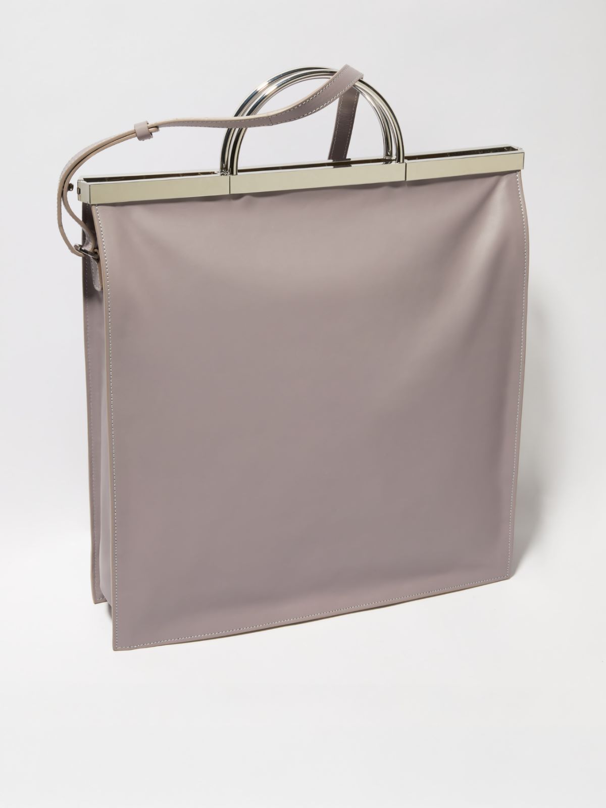 Leather bag, grey | MAX&Co. Leather bag - GREY - MAX&Co. - 2