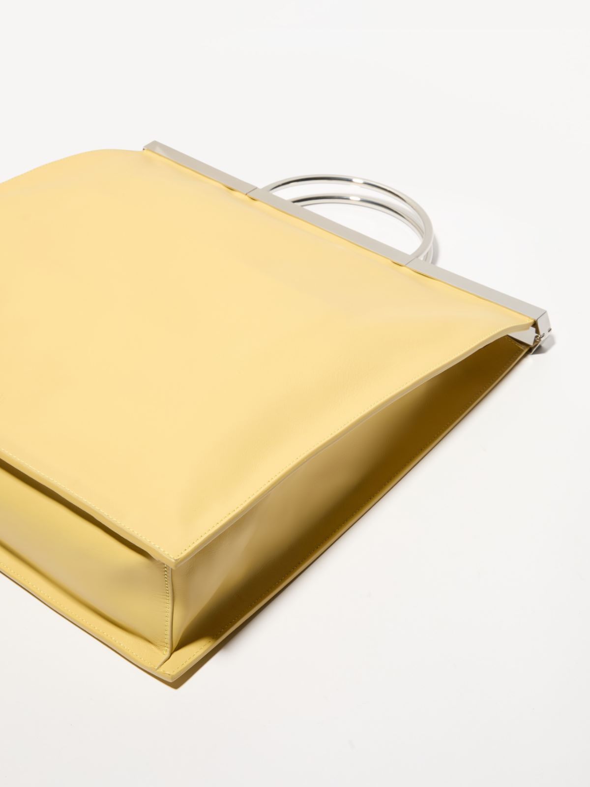 Leather bag, yellow | MAX&Co. Leather bag - YELLOW - MAX&Co. - 3