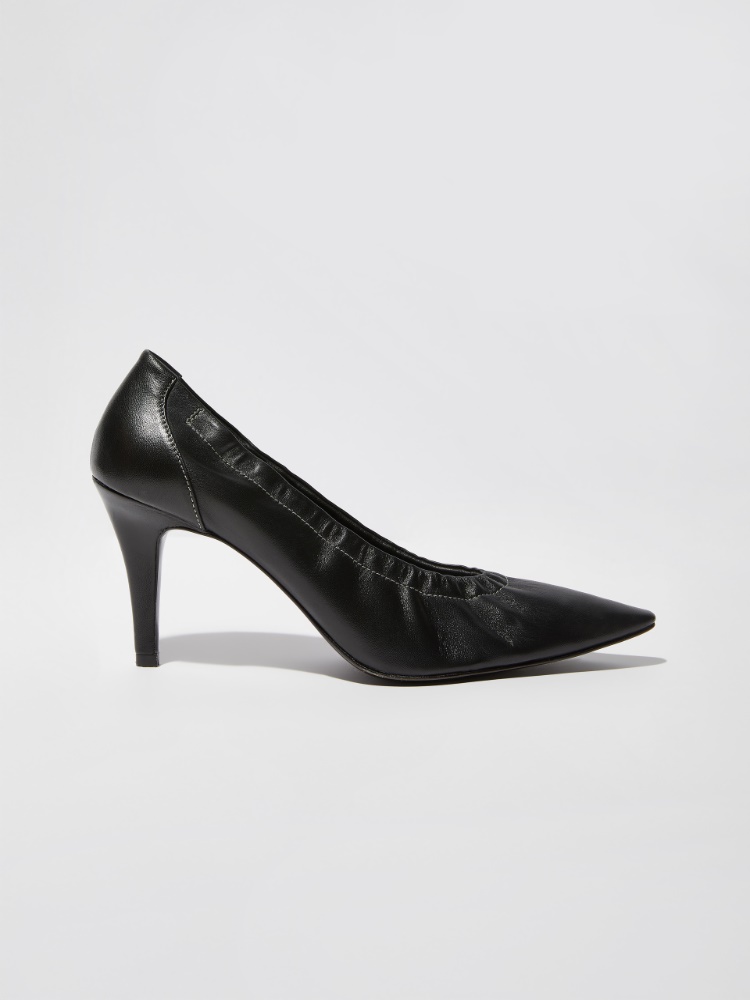 Leather pumps Sami Miró &Co.llaboration - BLACK - MAX&Co.