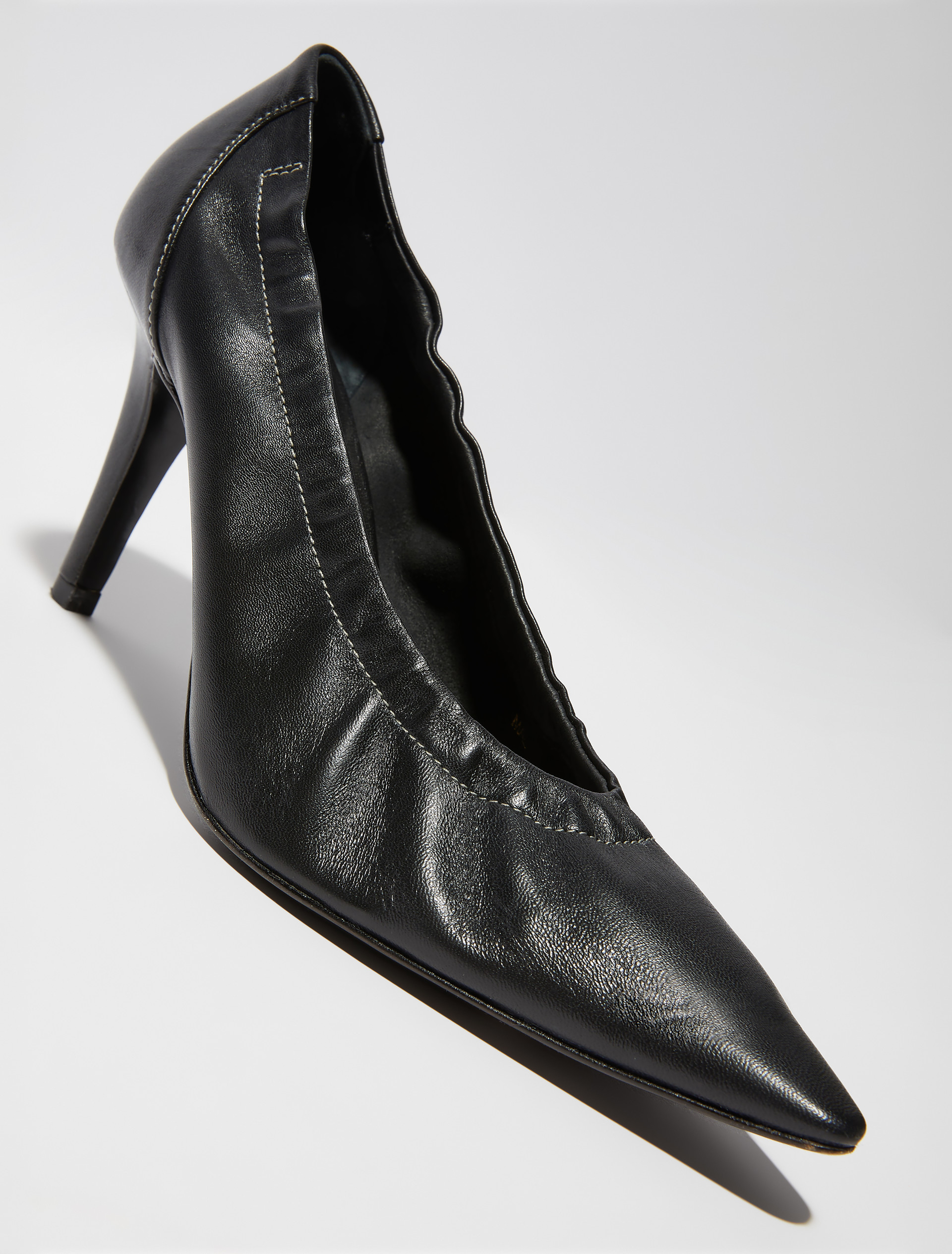 Leather pumps Sami Miró &Co.llaboration - BLACK - MAX&Co. - 4