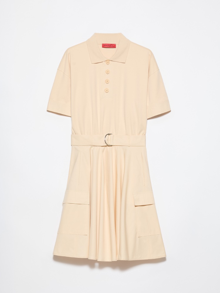Jersey and poplin polo dress - MAX&Co. - 5