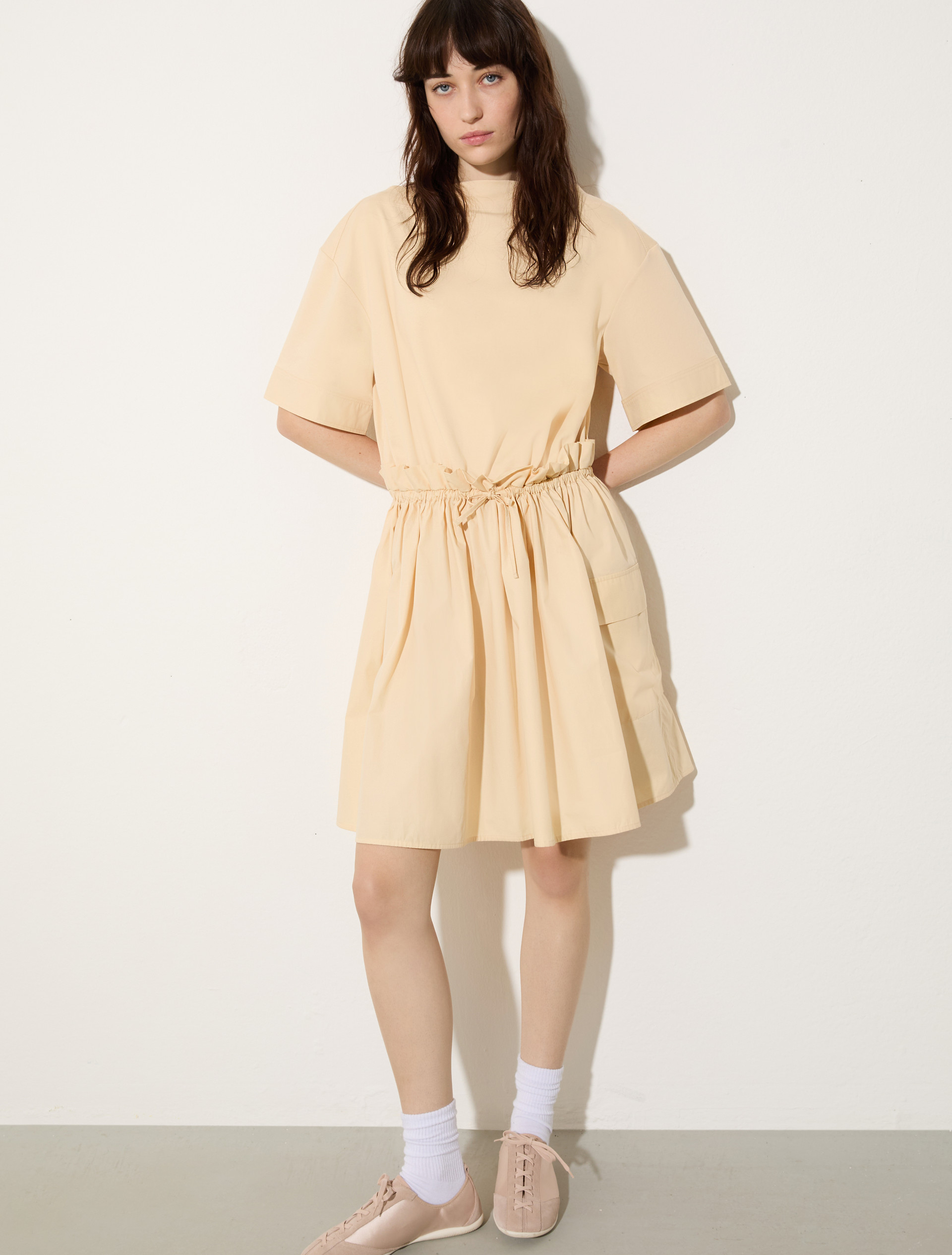 Jersey-Midikleid - SAND - MAX&Co.