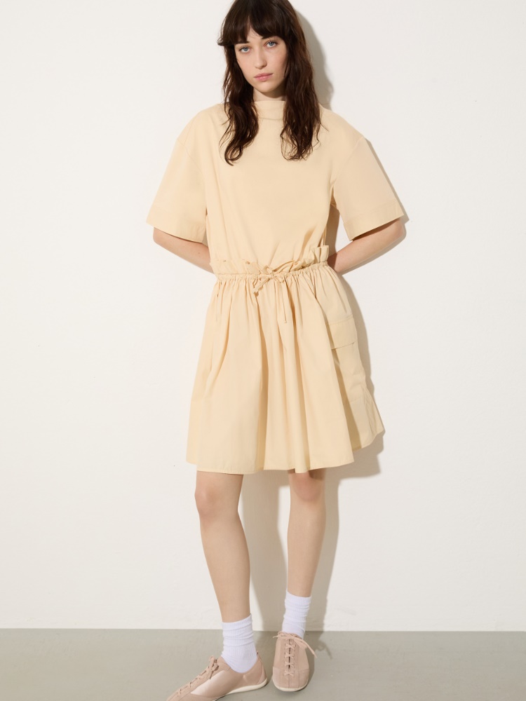 Jersey and poplin dress - MAX&Co.
