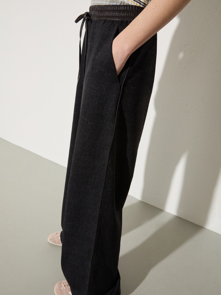 Washed-effect jersey joggers - MAX&Co. - 3