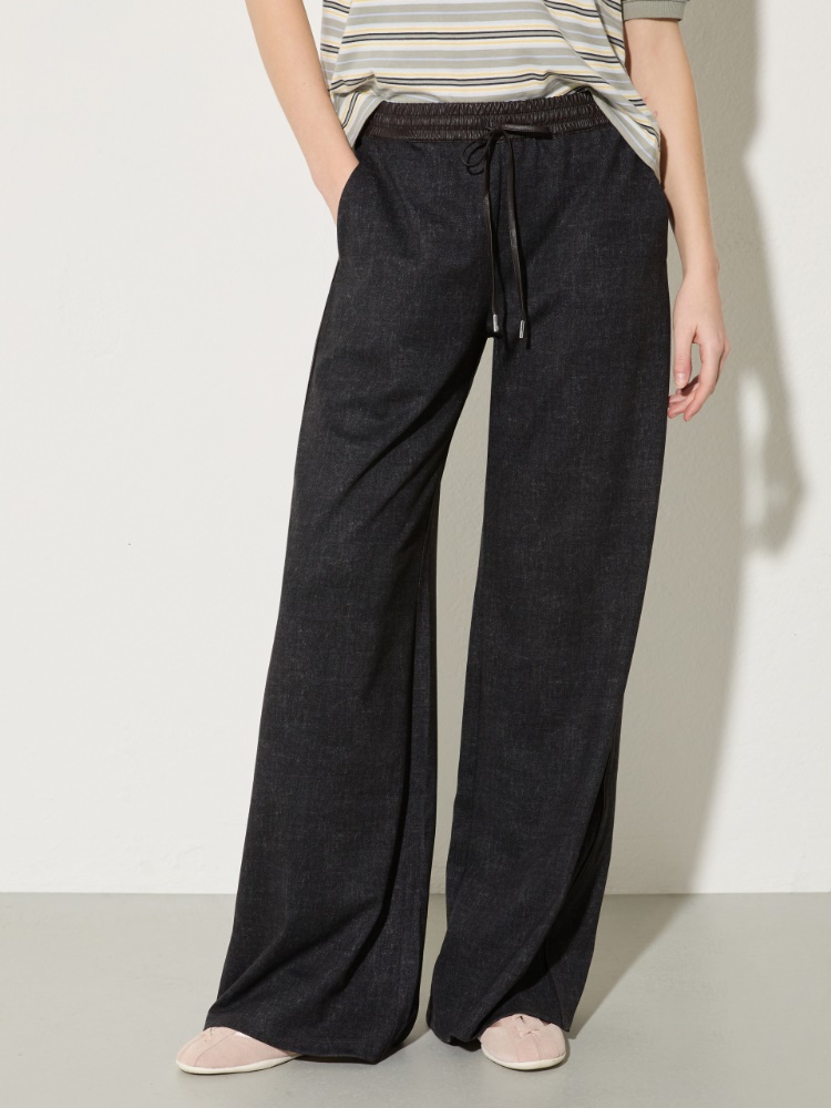 Washed-effect jersey joggers - MAX&Co.