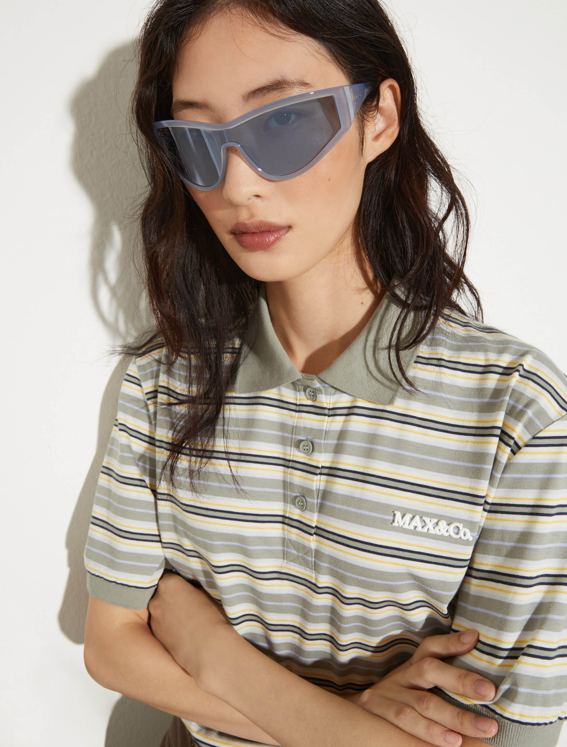 Wraparound mask glasses - SKY-BLUE - MAX&Co. - 4