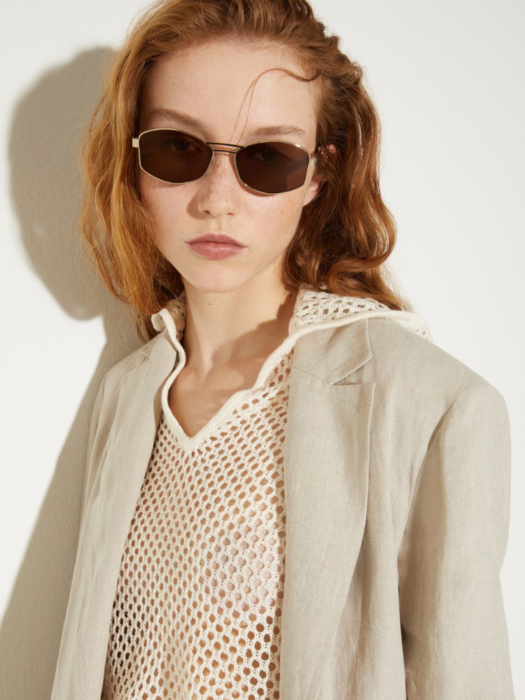 Occhiali ovali in metallo - MAX&Co. - 4