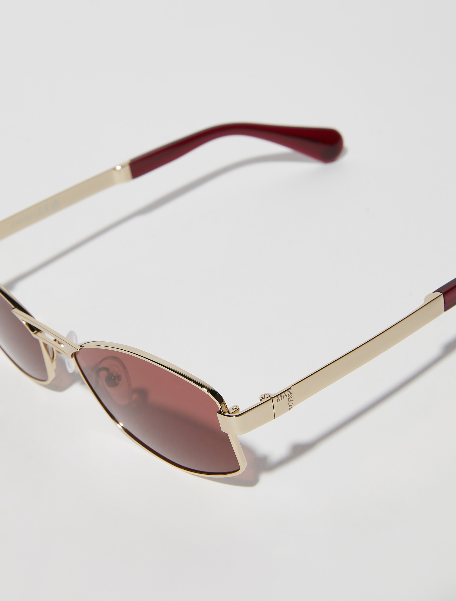 Oval metal glasses - BORDEAUX - MAX&Co. - 3