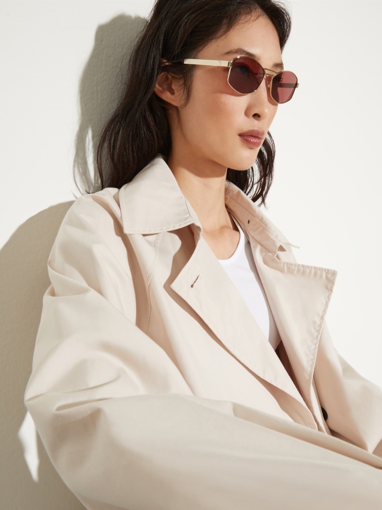 Oval metal glasses - MAX&Co. - 4