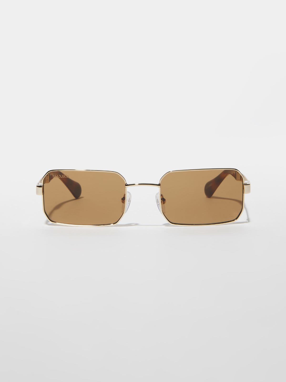 Lunettes rectangulaires en métal - KAKI - MAX&Co.