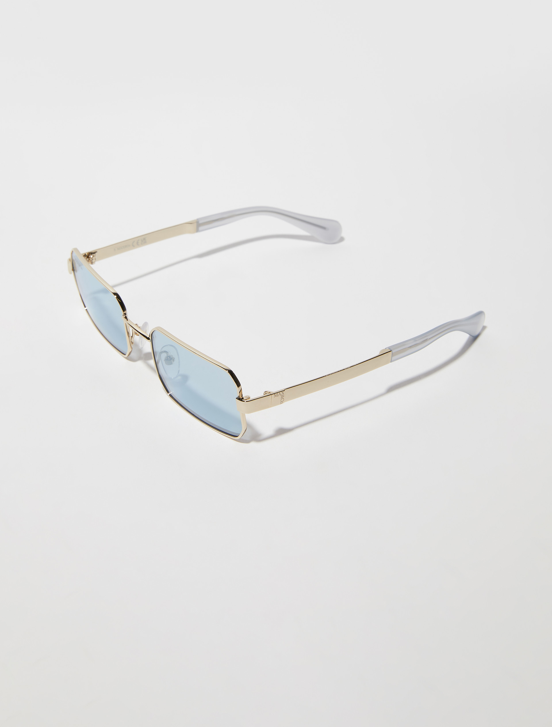 Rectangular metal glasses - SKY-BLUE - MAX&Co. - 2