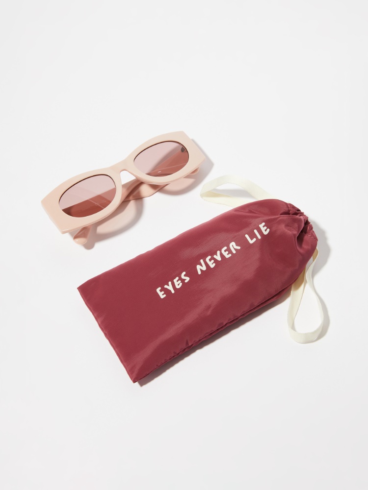 1-800 Gift Alert with Pietro Terzini sunglasses - DUST ROSE - MAX&Co.
