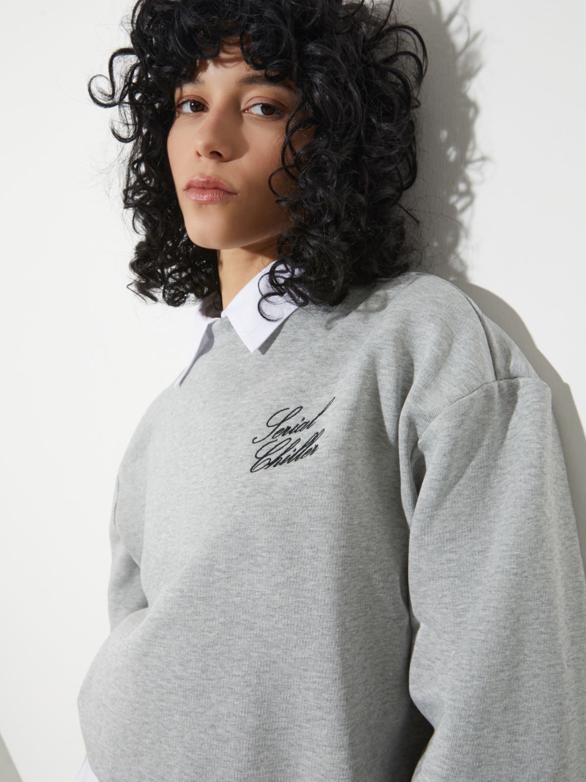 P. Terzini &Co.llaboration sweatshirt - GREY - MAX&Co. - 3