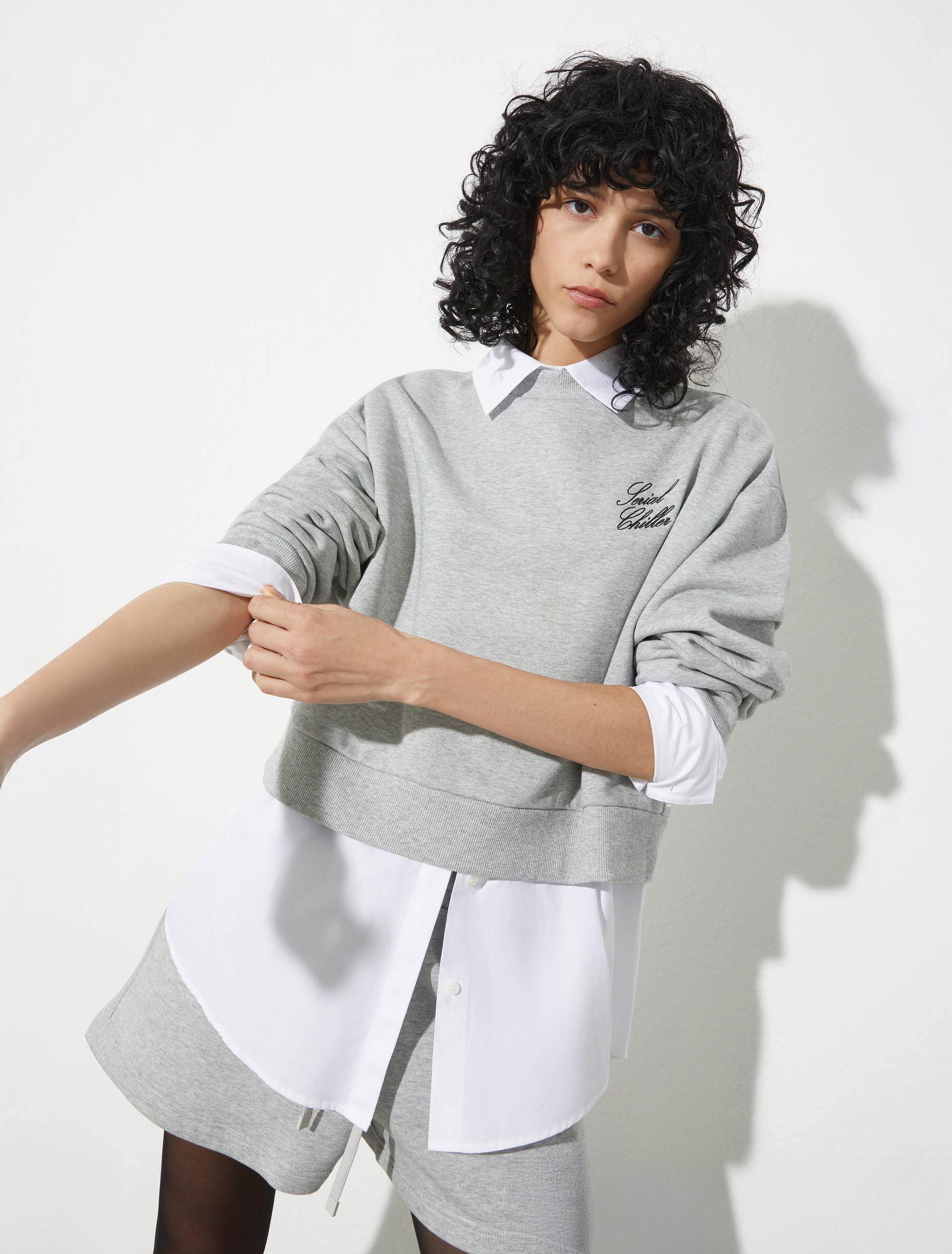 P. Terzini &Co.llaboration sweatshirt - GREY - MAX&Co.