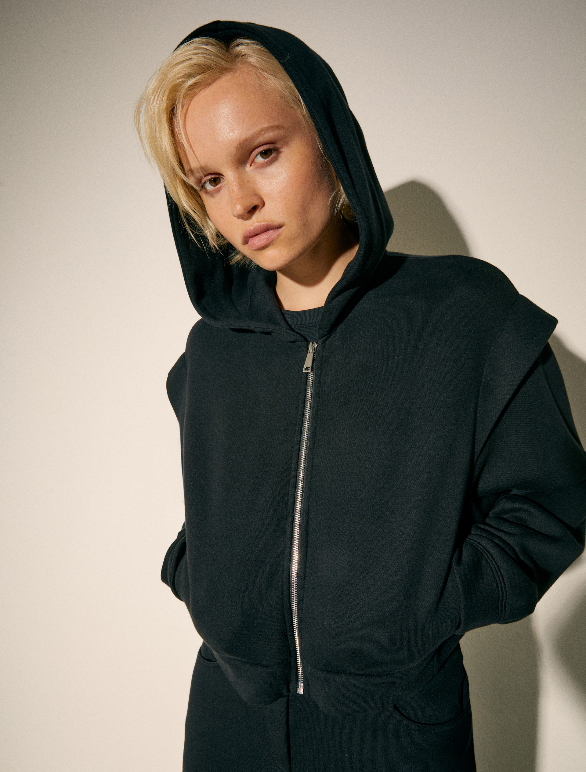 Hooded sweatshirt Sami Miró &Co.llaboration - BLACK - MAX&Co. - 3