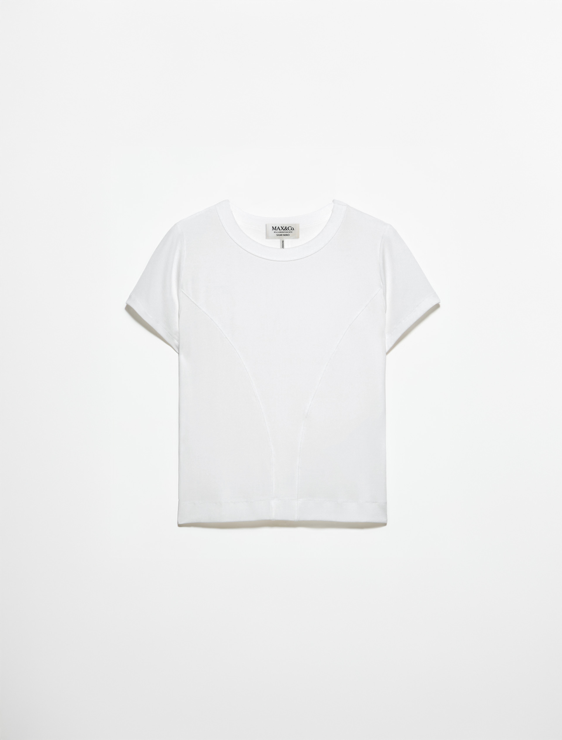 Slim-fit T-shirt Sami Miró &Co.llaboration - OPTICAL WHITE - MAX&Co. - 5