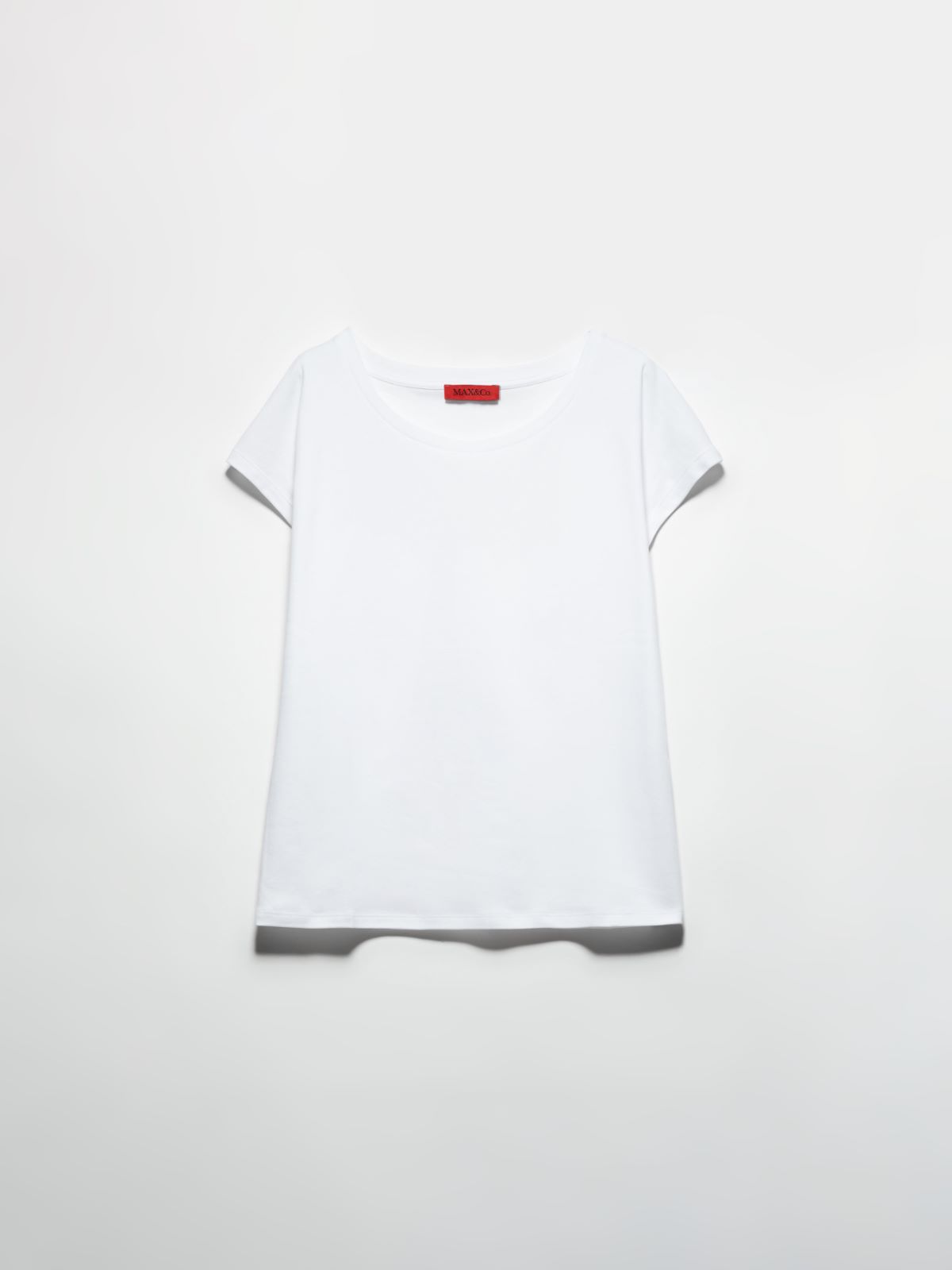 Cotton jersey T-shirt - OPTICAL WHITE - MAX&Co. - 5