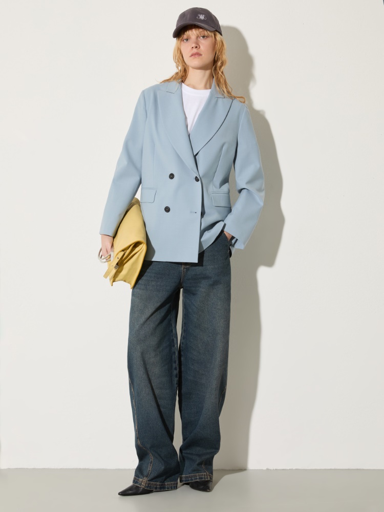 T-Shirt aus Baumwolle und Leinen - MAX&Co. - 4