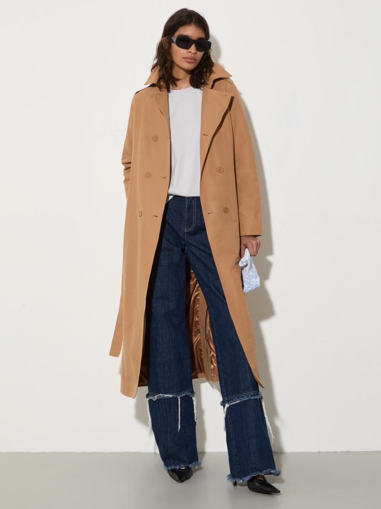 T-Shirt aus Baumwolle und Leinen - MAX&Co. - 4