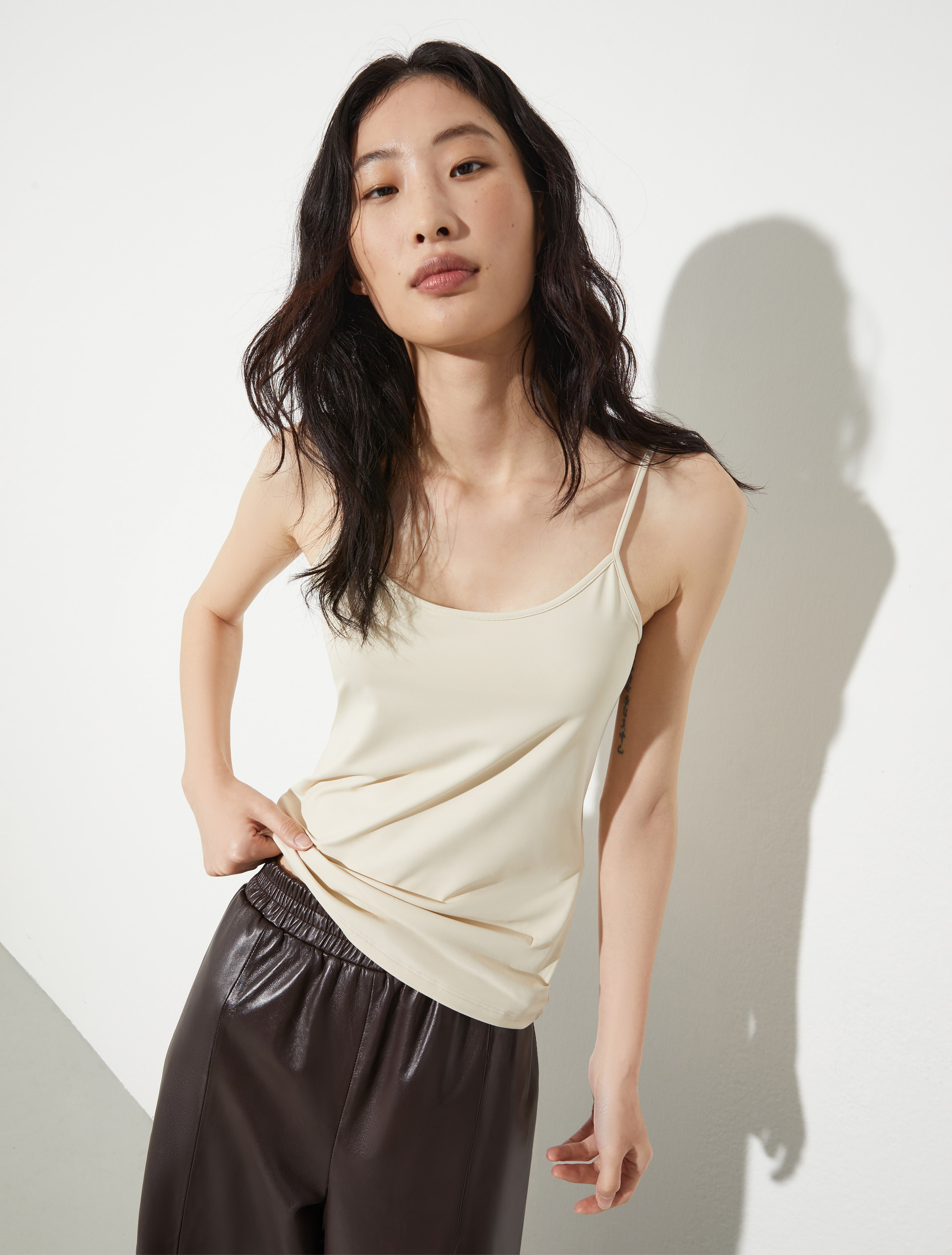 Top aus Stretch-Jersey, puder | MAX&Co. Top aus Stretch-Jersey - PUDER - MAX&Co.