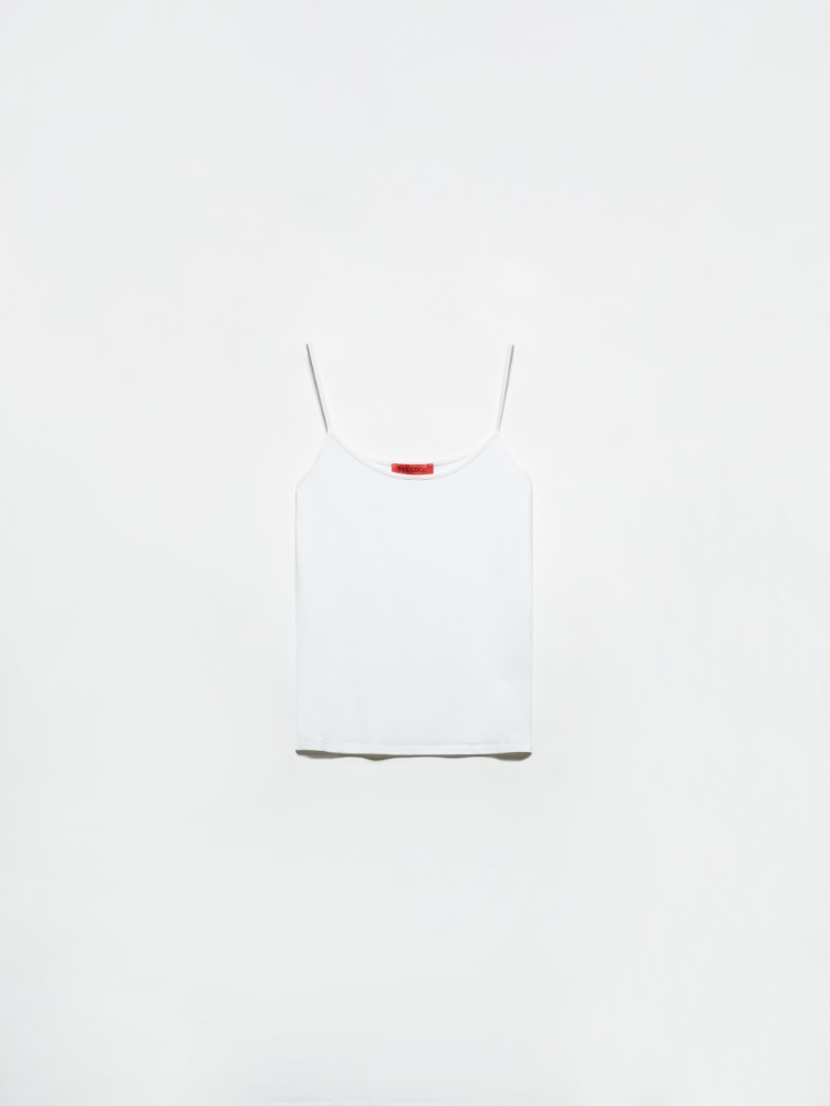 Top in jersey stretch - BIANCO OTTICO - MAX&Co.