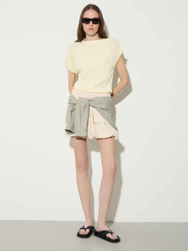 Haut asymétrique côtelé - MAX&Co. - 4