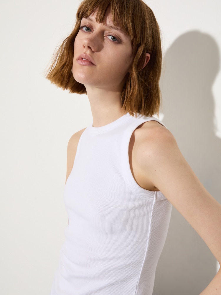 Ribbed cotton vest top - MAX&Co. - 3