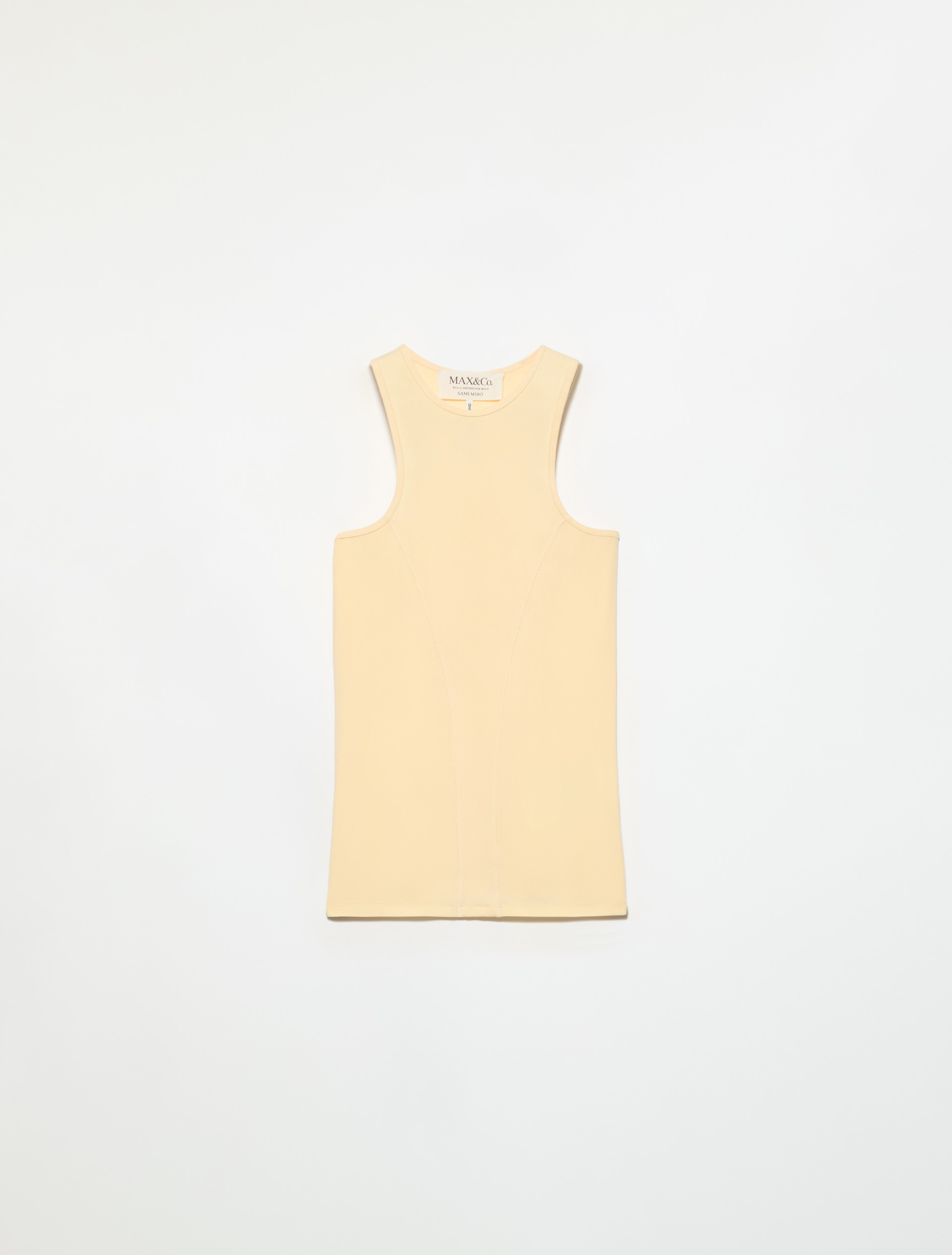 Ribbed tank top Sami Miró &Co.llaboration - BANANA - MAX&Co. - 5