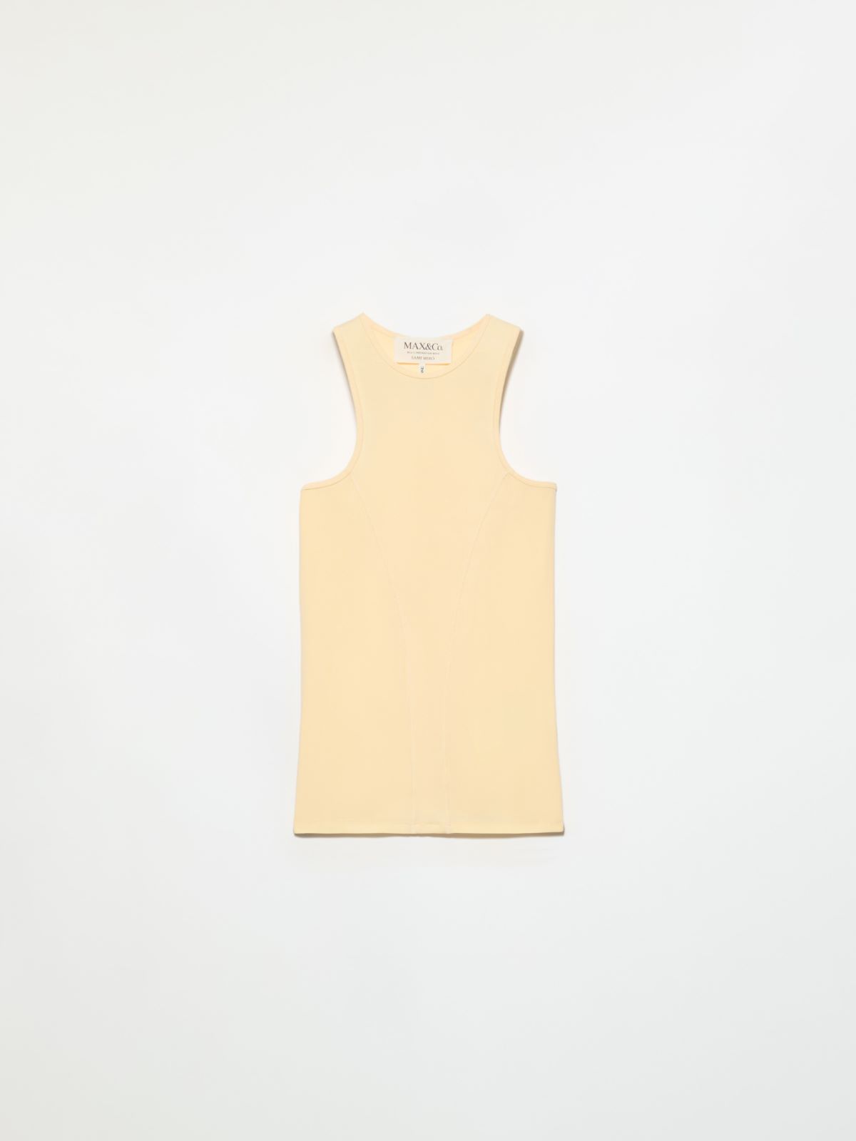 Ribbed tank top Sami Miró &Co.llaboration - BANANA - MAX&Co. - 5