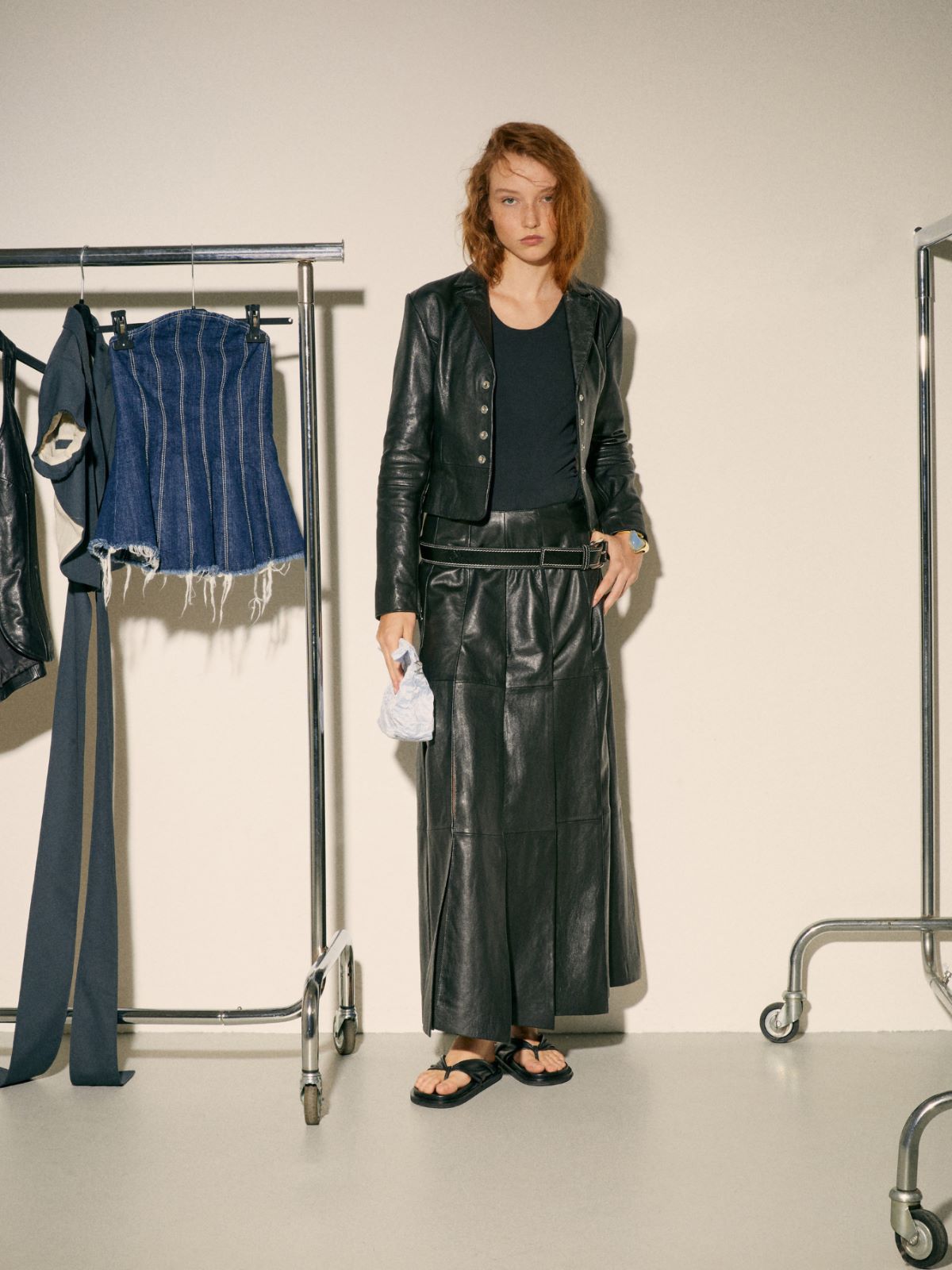 Ribbed tank top Sami Miró &Co.llaboration, black | MAX&Co. Ribbed tank top Sami Miró &Co.llaboration - BLACK - MAX&Co. - 4