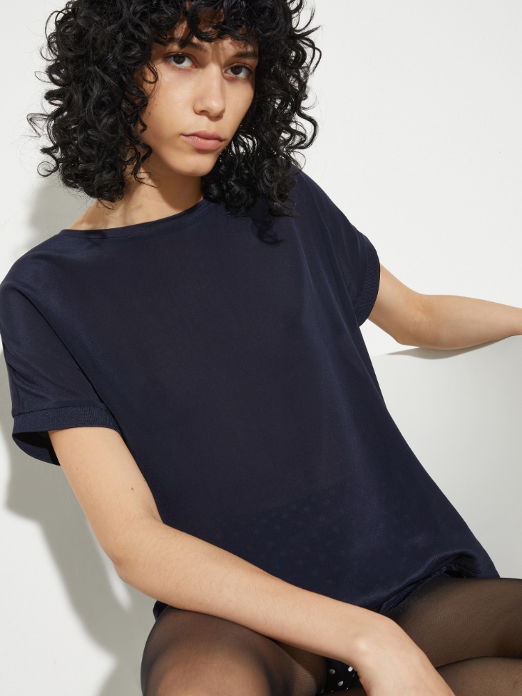 T-Shirt aus Jersey und Seide - MAX&Co. - 3