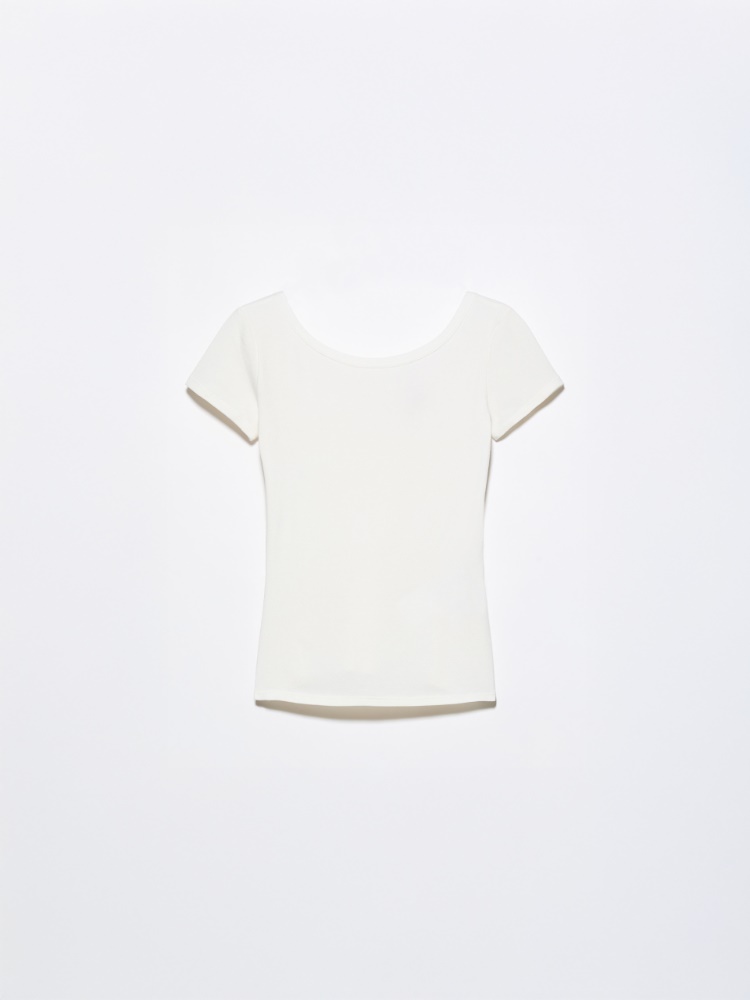 Schmales T-Shirt aus Comfort-Jersey - MAX&Co. - 5