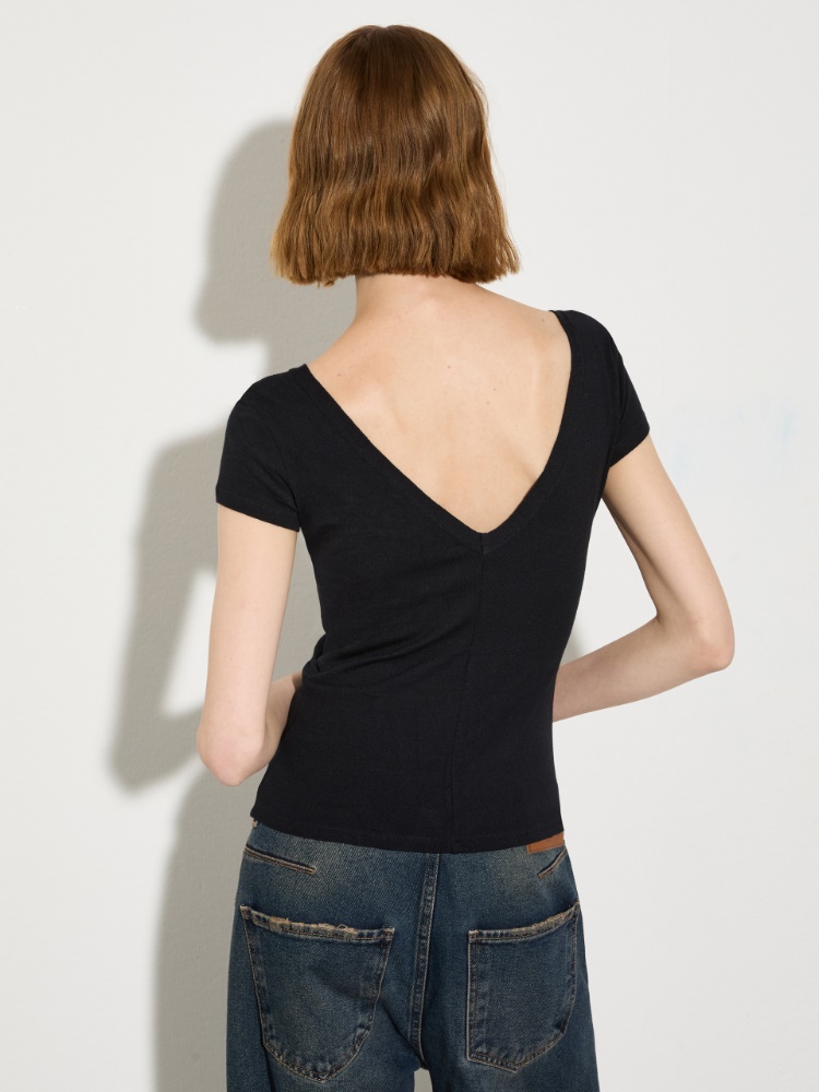 Schmales T-Shirt aus Comfort-Jersey - MAX&Co. - 2