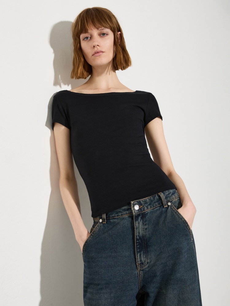 Schmales T-Shirt aus Comfort-Jersey - MAX&Co.