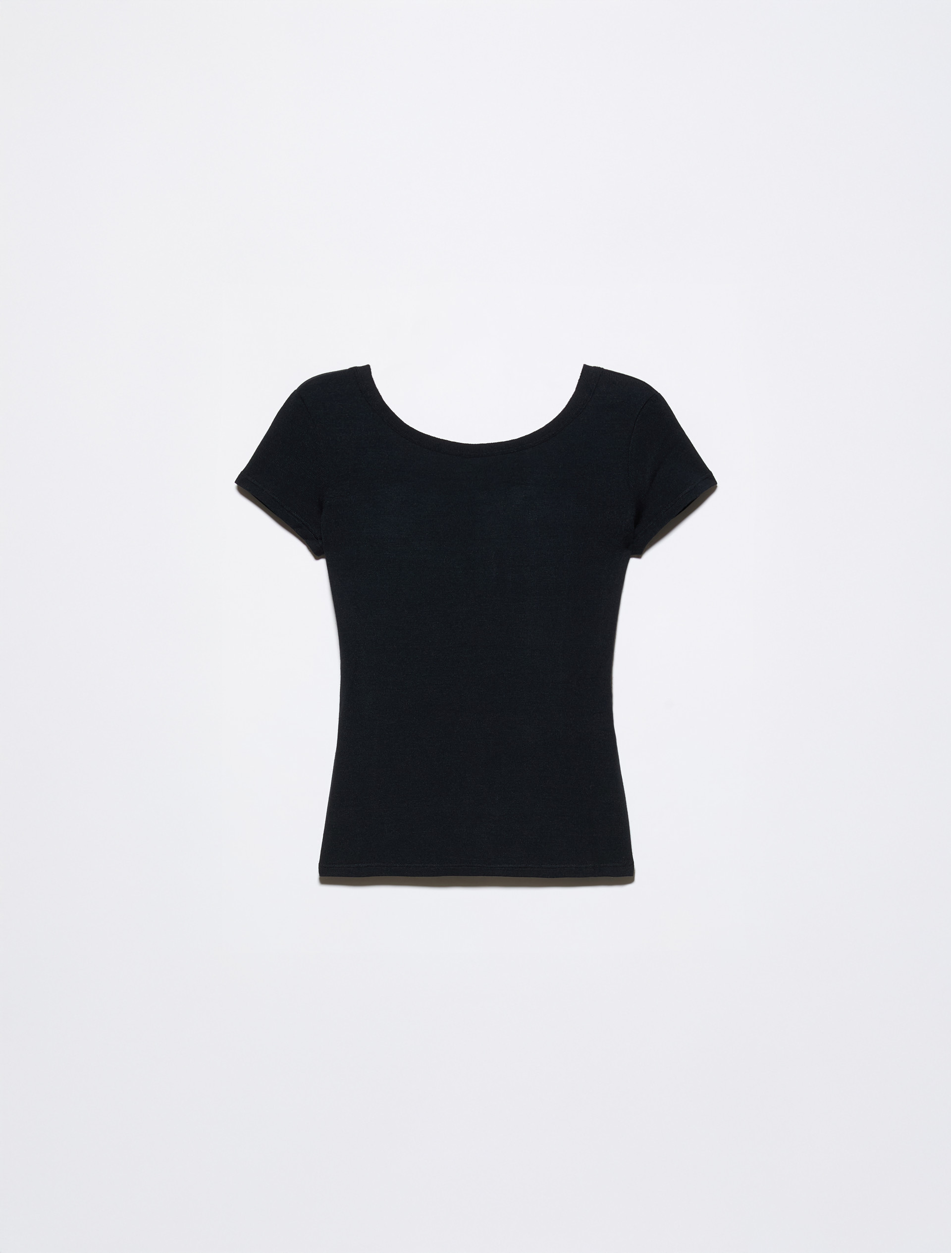 Slim-fit jersey T-shirt - BLACK - MAX&Co. - 5
