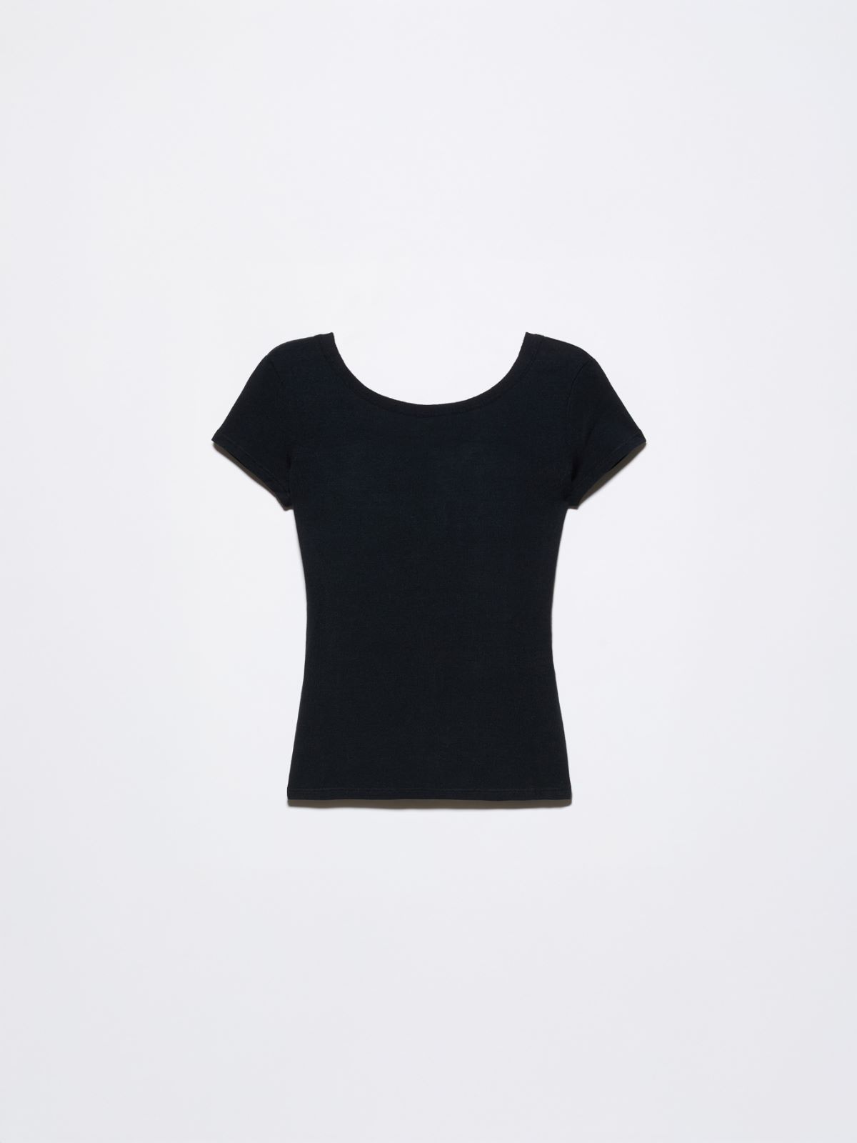 Slim-fit jersey T-shirt - BLACK - MAX&Co. - 5