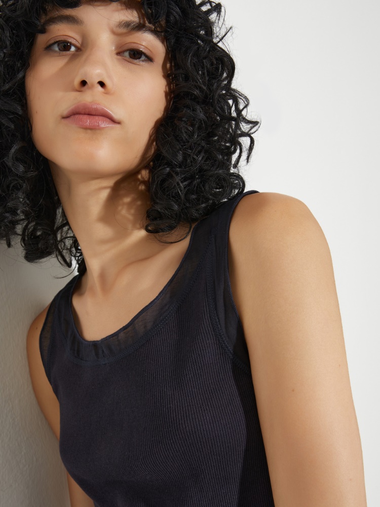 Ribbed cotton tank top - MAX&Co. - 3