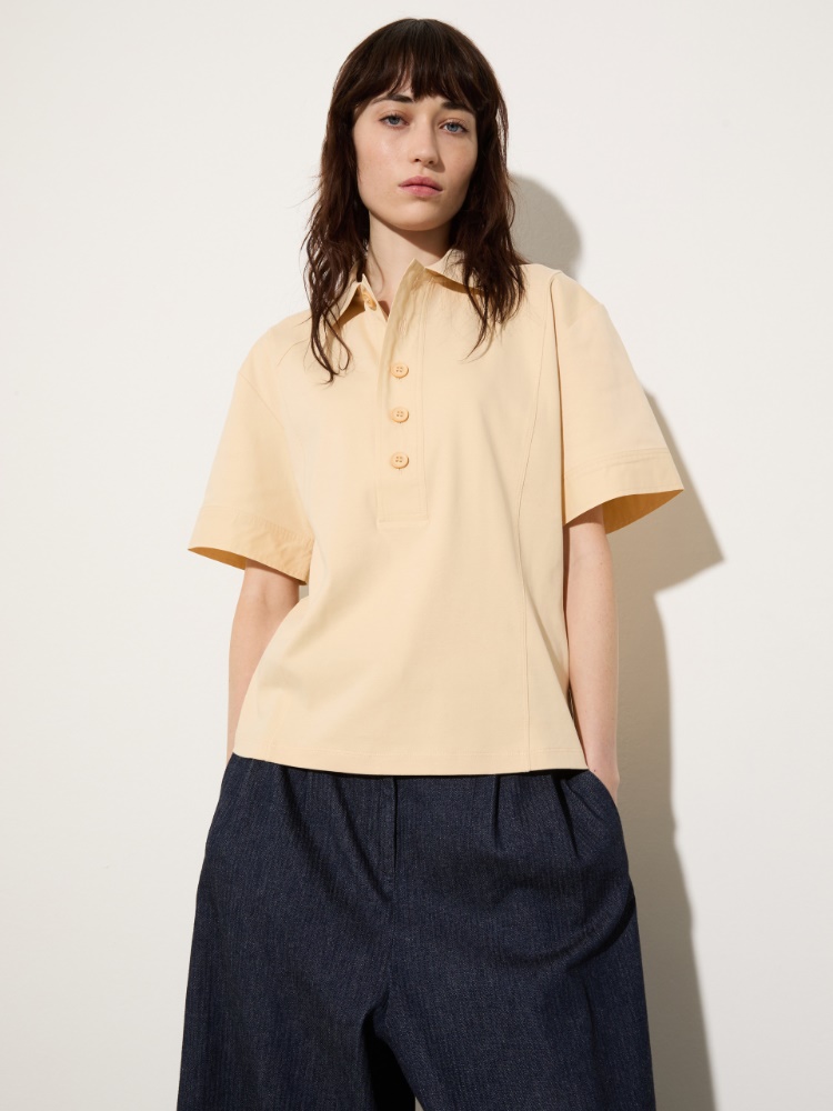 Poloshirt aus Jersey und Popeline - MAX&Co.