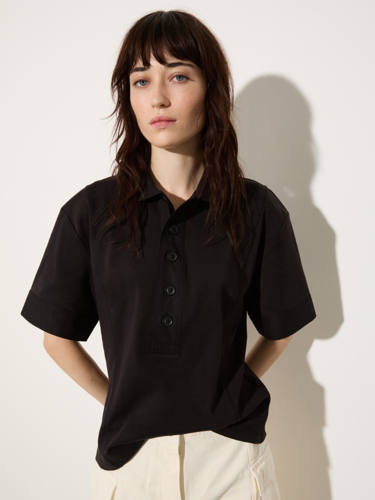 Poloshirt aus Jersey und Popeline - MAX&Co.