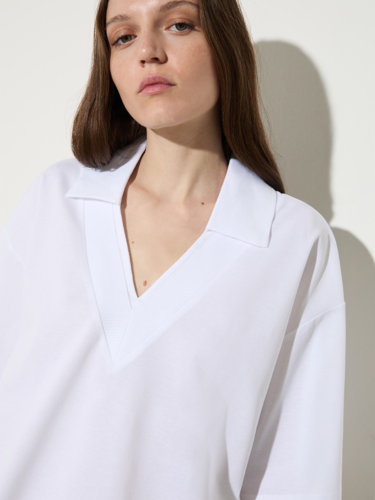 T-shirt superposé en coton et lin - MAX&Co. - 3