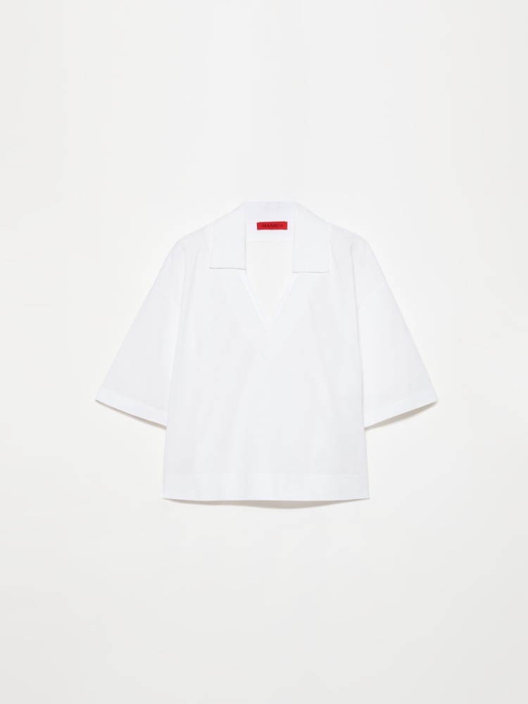 T-shirt superposé en coton et lin - MAX&Co. - 5