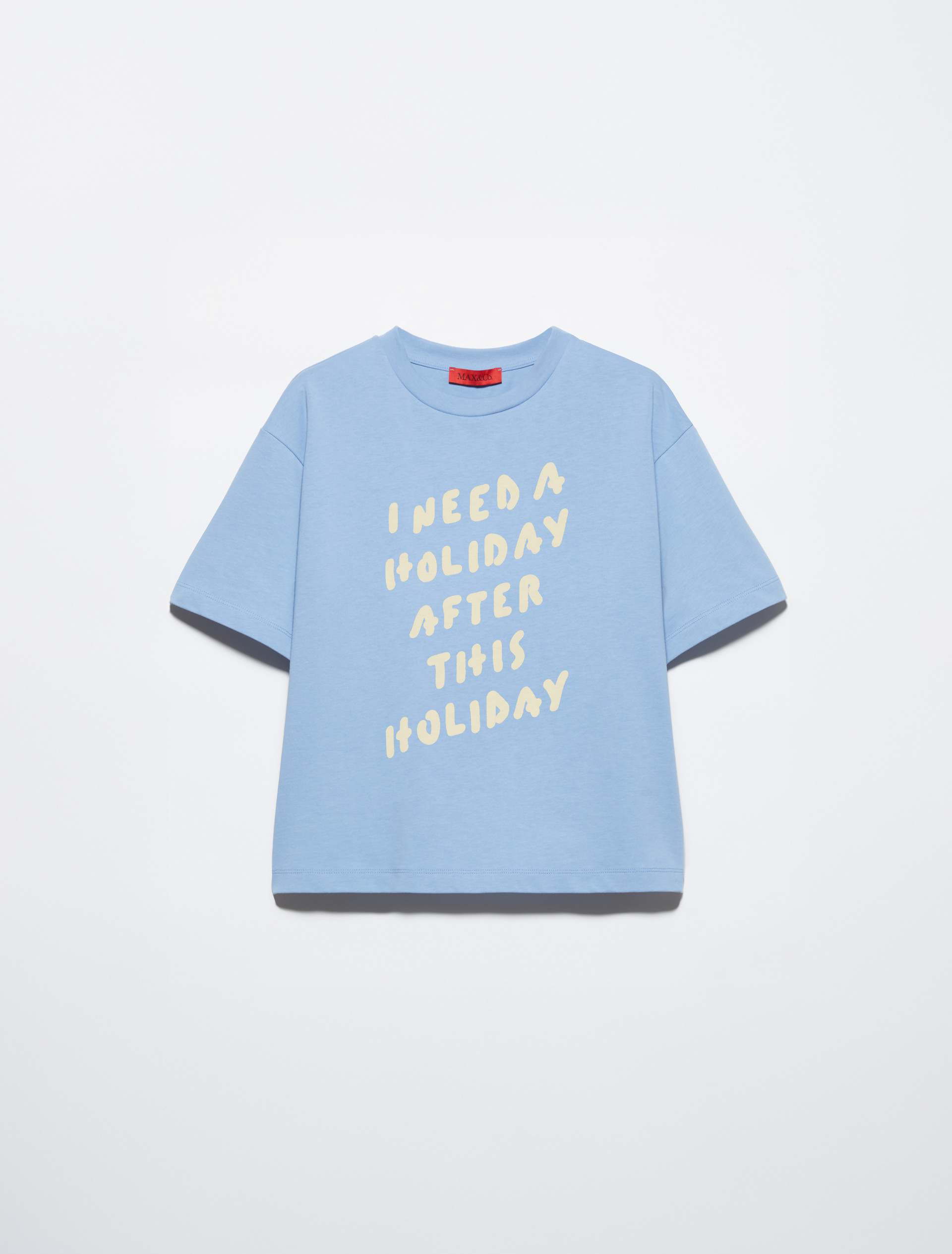 P. Terzini &Co.llaboration T-shirt - LIGHT BLUE - MAX&Co. - 5