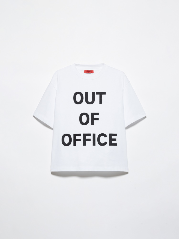 P. Terzini &Co.llaboration T-shirt - OPTICAL WHITE - MAX&Co.