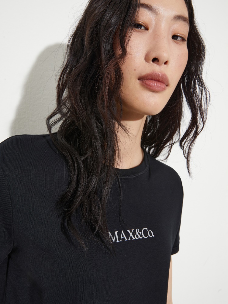 Slim Fit T-Shirt mit Logo - MAX&Co. - 3