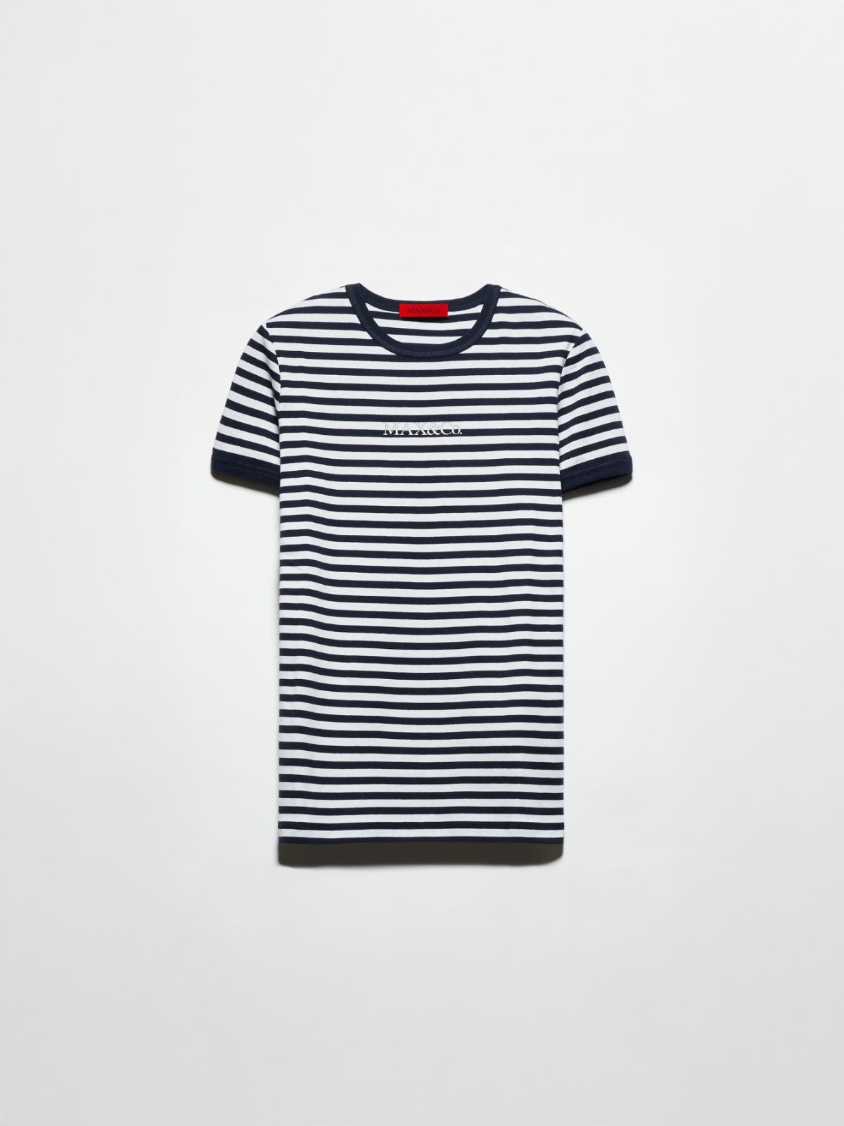 Slim-fit logo T-shirt - NAVY - MAX&Co. - 5